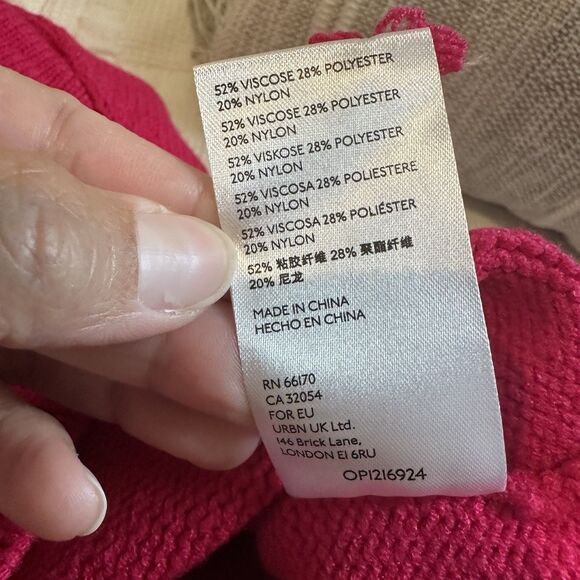 NEW Anthropologie Maeve Mock Neck Sweater Womens Size 1X Pink Tunic Crystal Soft - Picture 13 of 14